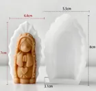 Molde de Virgen animada 1