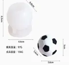 Molde de balon de futbol