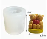 Molde ositos abrazados