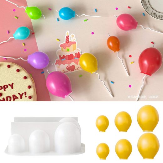 MOLDE DE GLOBOS PARA ADORNOS DE VELAS miniatura 4