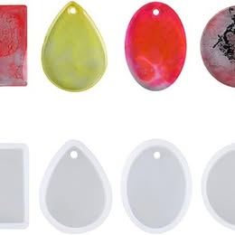 MOLDES DE COLGANTES O DIJES CUADRADO, CIRCULO, OVALADO Y GOTA miniatura 2