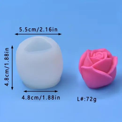 MOLDE DE ROSA BASE TRIANGULAR