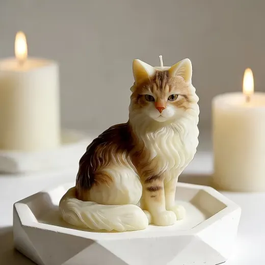 MOLDE DE GATITO PARA VELAS PREMIUN miniatura 2