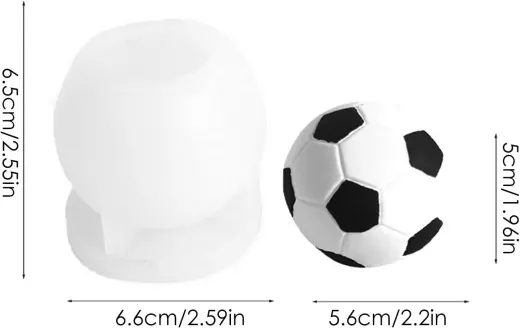 MOLDE DE VELA EN FORMA DE BALON