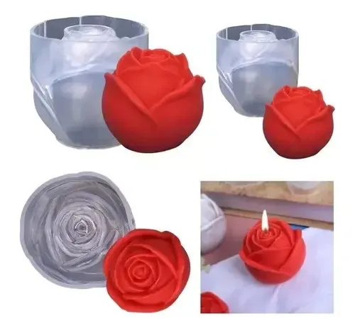 MOLDE SUAVE DE ROSAS PEQUEÑAS miniatura 2